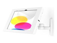 Compulocks Apex - Montážní sada (kryt, polohovatelný držák) - pro tablet - uzamykatelný - kovový rám - bílá - montáž na stenu, na stul, montovatelné na plochý povrch - pro Apple 10.9-inch iPad (10. generace); iPad (A16)