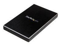 Startech USB 3.1 (10 Gbps) Gen 2 External Hard Drive Enclosure for 2.5" SATA Drives - Portable Hard Drive Enclosure (S251BMU313) - Kryt úložište - 2.5" - SATA 6Gb/s - USB 3.1 (Gen 2) - cerná - pro P/N: BNDTBUSB3142, PEXUS313AC2V, PEXUSB311A1E, PEXUSB311AC2, PEXUSB312A2, PEXUSB314A2V2