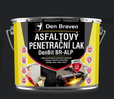 Asfaltový penetrační lak DEN BRAVEN DenBit BR-ALP 9 kg