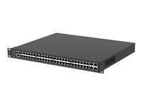 Axis D8248 - Přepínač - řízený - 48 x 10 Gigabit Ethernet + 4 x 10 Gigabit SFP+ - Lze montovat do rozvaděče - PoE++ (740 W) - kompatibilní s TAA