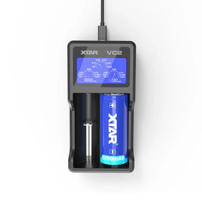 Nabíječka akumulátorů 2 x Li-ion 3,6V/3,7V LCD XTAR VC2