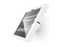 Montážní sada (montáž, kryt) - exponovaný přední/zadní fotoaparát - pro tablet - uzamykatelný - hliník, kovový rám - bílá - velikost obrazovky: 13" - montáž na stěnu - pro Apple 13-inch iPad Pro (M4)