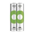Nabíjecí baterie AA (R6) 1,2V/2600mAh GP Recyko 2ks