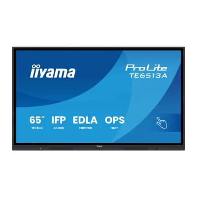 65'' iiyama TE6513A-B3AG: IPS, 4K, EDLÁ, NFC