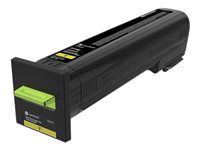 Kapacita Extra High Capacity - žlutá - originální - kazeta s barvivem LCCP, Lexmark Corporate - pro Lexmark CS820de, CS820dte, CS820dtfe
