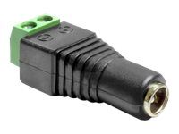 Adaptér napájení - svorkovnice se 2 piny (F) do DC jack 5,5 x 2,5 mm (F)