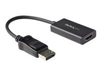 Ultra HD, EMI Shielding (DP2HD4K60H) - Video adaptér - DisplayPort s piny (male) s jazýčkem do HDMI se zdířkami (female) - 25.16 cm - odstíněný - černá - podporuje 4K - pro P/N: ST121HD20FXA, SV231DHU34K6, SV231HU34K6, SV431HU34K6