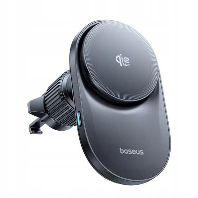 Baseus PrimeTrip VC2 Pro Cooling Magnetický Držák do Auta s Bezdrátovým Nabíjením 25W Cosmic Black