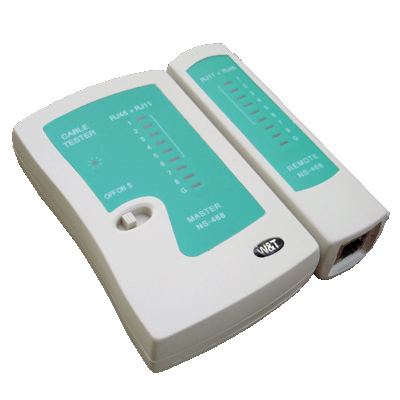 DATACOM Cable Tester LED RJ 45 / RJ 11 / RJ 12