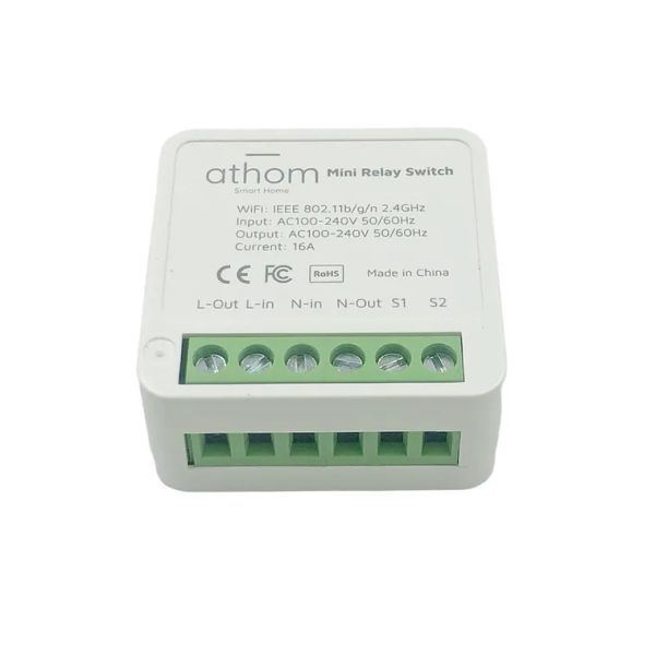 ATHOM 3-Relays Tasmota, Relé přepínač