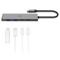 HAMA Hub, USB-C Docking stanice, PD 100W