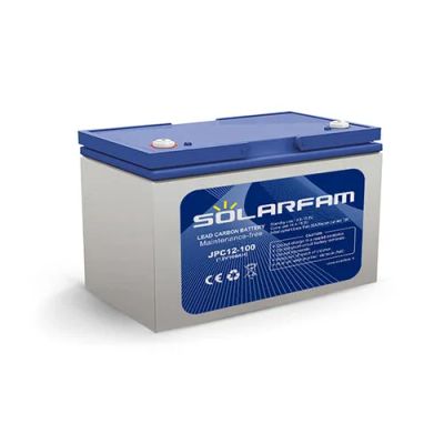 Baterie olověná uhlíková 100 Ah Solarfam