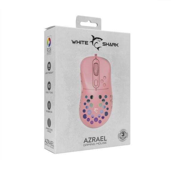WHITE SHARK GM-5013 AZRAEL, Herní myš, ru