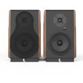 LAUDBERG M1, Bluetooth reproduktory 2.0, černá/hnědá