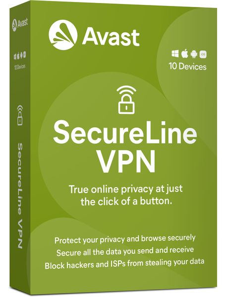 Avast SecureLine VPN Multi-device up to 10 device 3Y