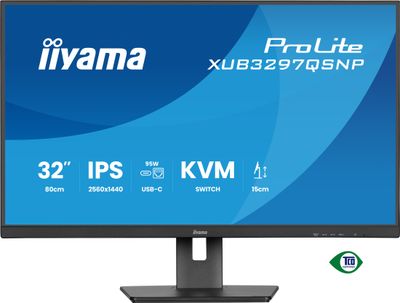 iiyama ProLite/XUB3297QSNP-B1/32"/IPS/QHD/100Hz/1ms/Černá/5R
