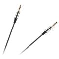 Kabel REBEL RB-6008-100-B JACK 3.5 konektor/JACK 3.5 konektor 1m