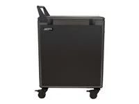 Vozík (pouze nabíjení) - drsný - pro 20 tabletů / notebooků - uzamykatelný - hliník (pouzdro) - stříbrná - výstup: AC 230 V