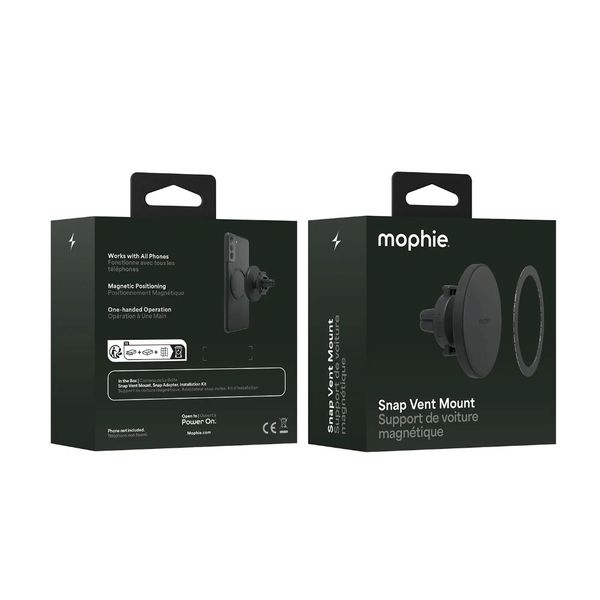 Mophie Snap držák - černý (nenabíjecí)
