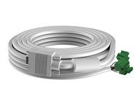 Kabel VGA - HD-15 (VGA) (M) do 4 pin Phoenix (M) - 5 m - lisovaný - béžová