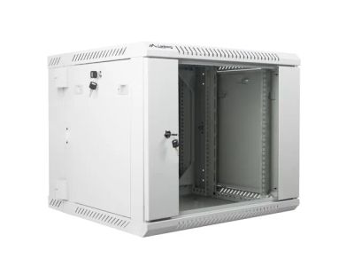 Lanberg racková skříň 19" dvoudílná nástěnná 9u/600x600 (flat pack) šedá