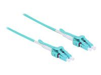 Síťový kabel - multirežim LC (M) do multirežim LC (M) - 2 m - optické vlákno - 50 / 125 mikron - OM3 - neobsahuje halogen, uniboot - vodě - barva