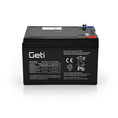 Olověná baterie 12V 12Ah GETI pro elektromotory