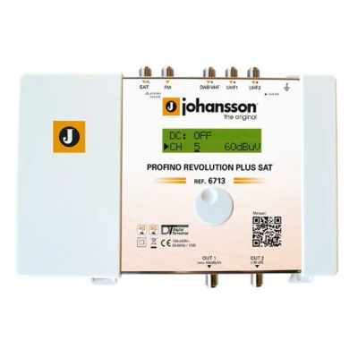 Anténní zesilovač programovatelný Johansson 6713 Profine Revolution Plus SAT