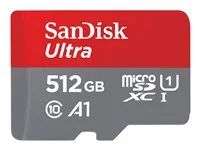 Paměťová karta flash (adaptér microSDXC na SD zahrnuto) - 512 GB - A1 / UHS Class 1 / Class10 - microSDXC UHS-I