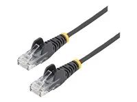 Cable - Black Slim CAT6 Patch Cord 0.5m - N6PAT50CMBKS