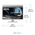 BENQ Mobiuz EX271QMZ, OLED Monitor 27" 2K, bielo-č