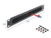 Delock 12  Cable Management Brush Strip