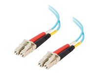 Síťový kabel - multirežim LC (M) do multirežim LC (M) - 20 m - 20 m - optické vlákno - duplex - 50 / 125 mikron - OM3 - neobsahuje halogen - vodě - barva