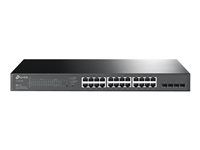 Přepínač - L2+ - inteligentní - 24 x 10/100/1000 (PoE+) + 4 x gigabitů SFP - Lze montovat do rozvaděče - PoE+ (250 W)