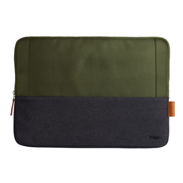 Trust lisboa 16" laptop sleeve - green