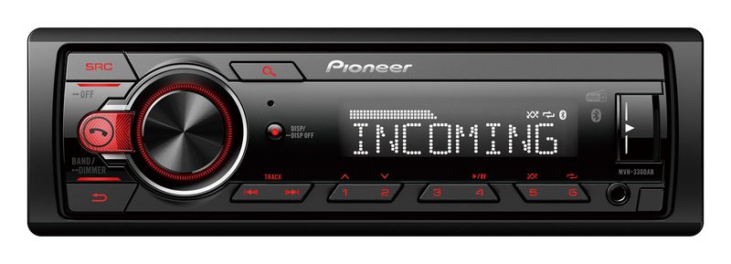 Pioneer MVH-330DAB autorádio s USB, Bluetooth a DAB tunerem