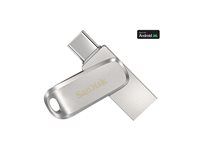 SanDisk Ultra Dual Drive Luxe - Jednotka USB flash - 2 TB - USB 3.2 Gen 1 / USB-C - stríbrná