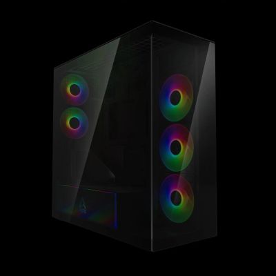 ARCTIC Xtender (Black) black window with GPU
