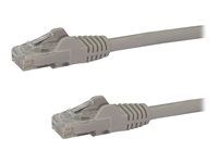 Startech 3m CAT6 Ethernet Cable, 10 Gigabit Snagless RJ45 650MHz 100W PoE Patch Cord, CAT 6 10GbE UTP Network Cable w/Strain Relief, Grey, Wiring is UL Certified/TIA - Category 6 - 24AWG (N6PATC3MGR) - Patch kabel - RJ-45 (M) do RJ-45 (M) - 3 m - UTP - CAT 6 - lisovaný, provedení bez hrbolku - šedá