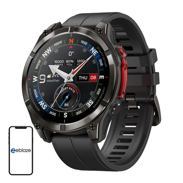 Inteligentní hodinky ZEBLAZE Stratos 4 Pro, černé