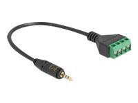 Cable Stereo jack male 2.5 mm 4 pin to T