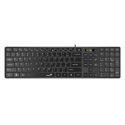 GENIUS Slimstar 126, USB klávesnice černá CZ/SK