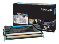 Vysoká výtěžnost - azurová - originální - kazeta s barvivem LCCP, LRP - pro Lexmark X748de, X748de LDS, X748de Statoil, X748dte
