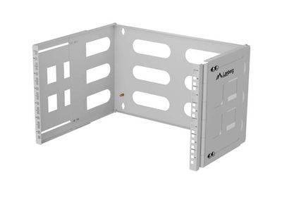 Skládací držák pro montáž na stěnu19" 6U 497x400/240 šedý lanberg