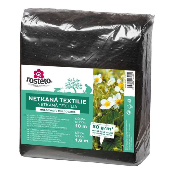 Netkaná textilie mulčovací Neotex ROSTETO 50g 1,6x10m černá