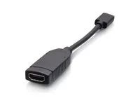 HDMI kabel - 19 pin mini HDMI Type C s piny (male) pájený do HDMI se zdířkami (female) pájený - černá - podporuje 4K, podpora 4K30Hz, podpora 1080p