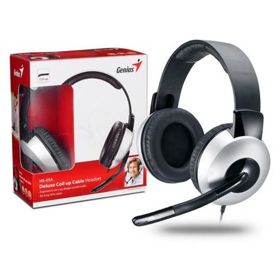 GENIUS HS-05A, Sluchátka s mikrofonem