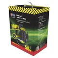 Prodlužovací kabel na bubnu - 4 zásuvky 50m EMOS P084503 guma-neoprén / 2,5 mm2
