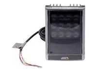Infračervený iluminátor - montáž na strop, montáž na sloupek, montáž na stěnu - 12 - 24 V - interiér, venkovní použití - 18 watt - černá - pro AXIS D3110, P1385-E, P1455-LE, P1455-LE-3, Q1656, Q1656-B, Q1715, V5938 50