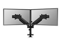 Montážní sada (kloubové rameno) - plný pohyb - pro 2 LCD displeje - hliník - černá - velikost obrazovky: 24"-34" - upevnitelné na stůl